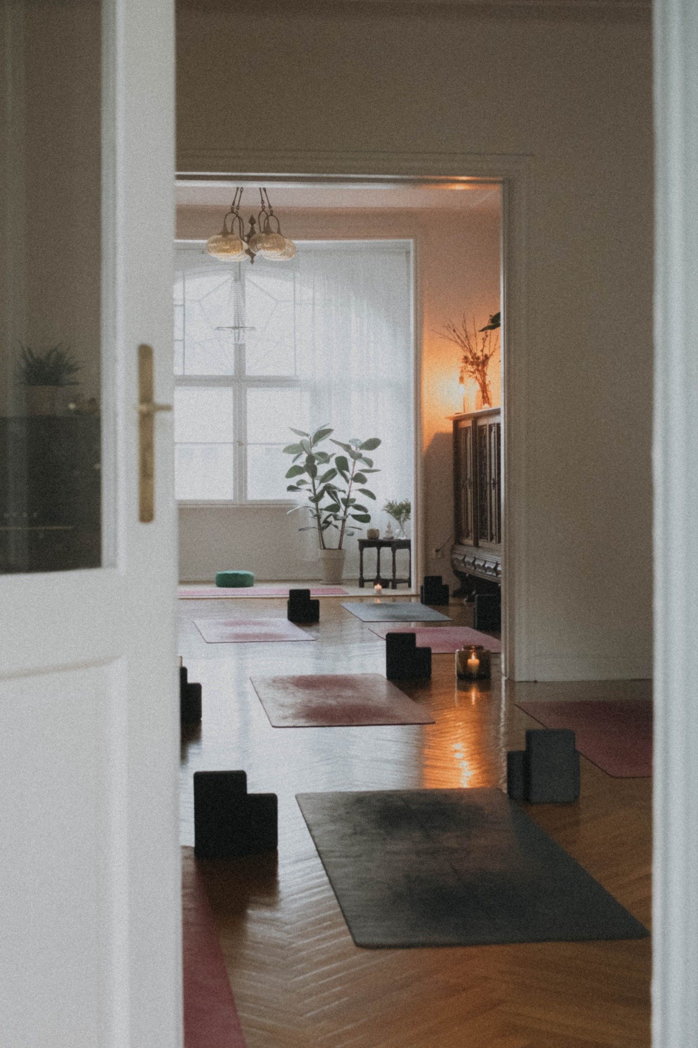 jasna sala Limba Studio Yoga&More w Szczecinie przy Jasnych Błoniach
